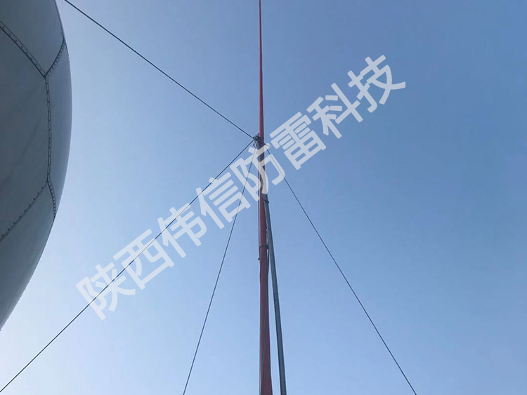 12米玻璃鋼避雷針，衛(wèi)星通訊站避雷針產(chǎn)品展示三