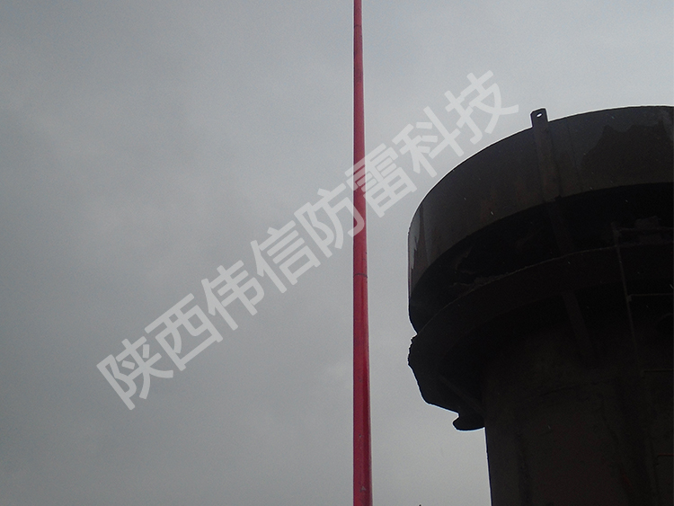 16米玻璃鋼避雷針，工廠專用抗干擾防側(cè)擊絕緣避雷針產(chǎn)品展示六