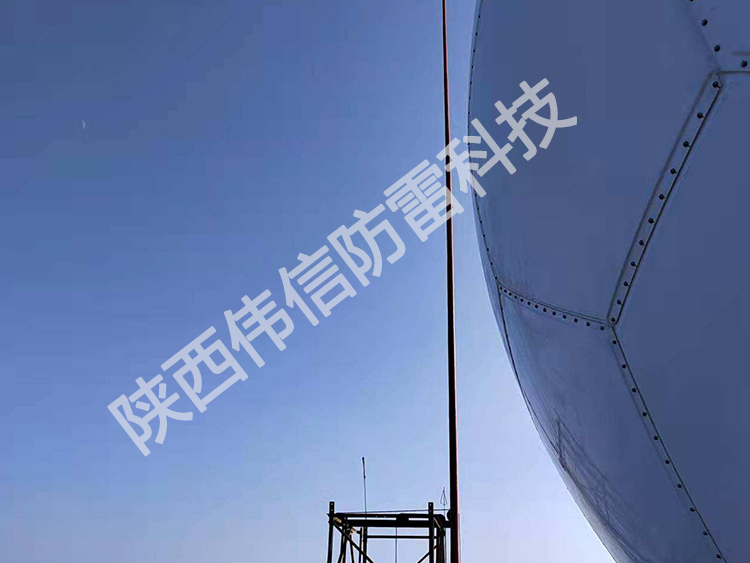 21米高強(qiáng)度玻璃鋼避雷針，氣象雷達(dá)站專用避雷針，防側(cè)擊絕緣接閃器產(chǎn)品展示一