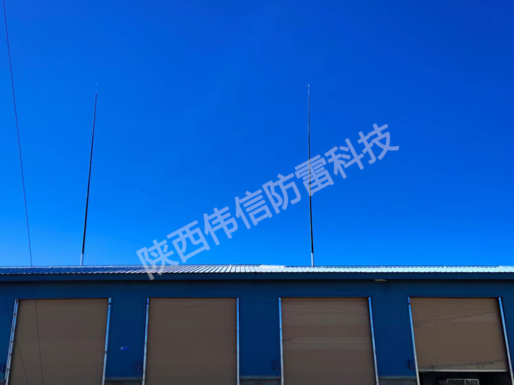24米獨(dú)立雷達(dá)站玻璃鋼避雷針，抗干擾防側(cè)閃絕緣玻璃鋼避雷針產(chǎn)品展示五