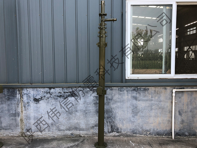 機動式手搖升降桿,機動式野戰(zhàn)升降避雷針