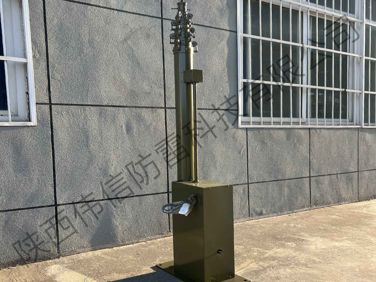 15米可移動(dòng)車載天線升降桅桿，微型升降桅桿，電動(dòng)升降桅桿車載