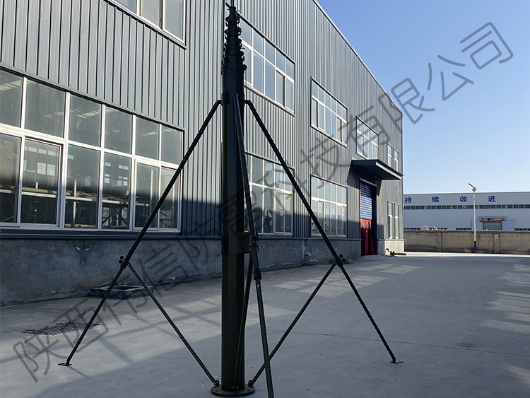 18米移動(dòng)升降照明通訊桅桿，可升降桅桿，電動(dòng)升降桅桿車載